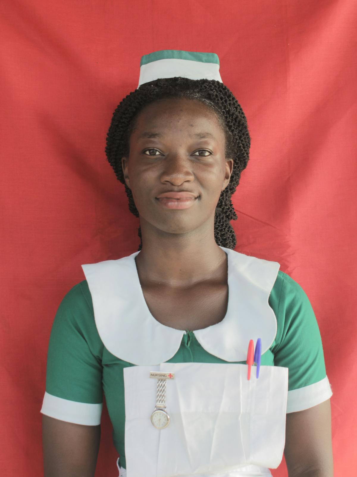 Nurse in uniform representing dedicated support staff